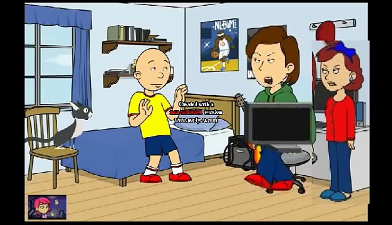Caillou Makes A Goanimate Account While Grounded (remake)