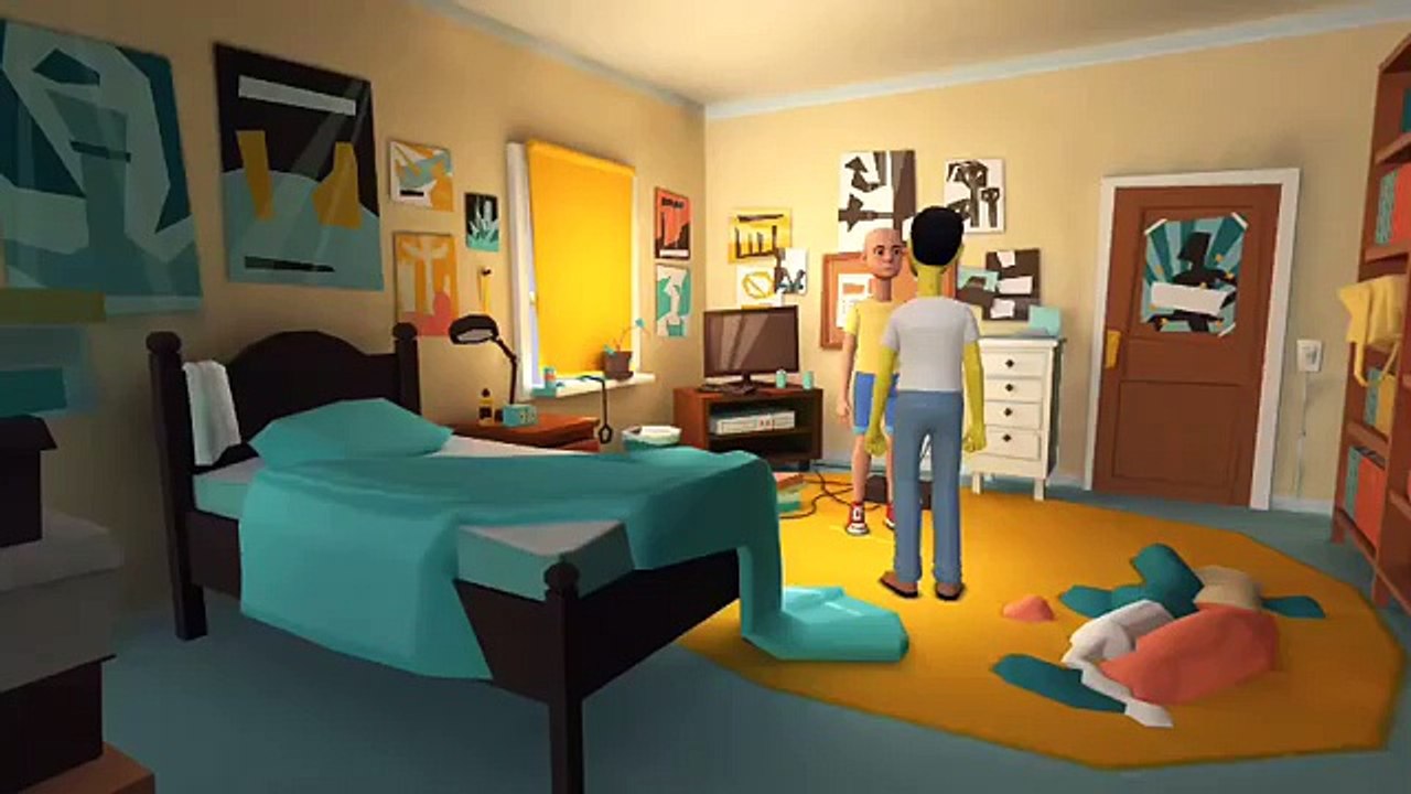 Caillou starts a fight and gets grounded (Plotagon)