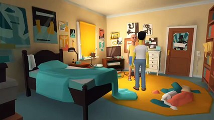 Caillou starts a fight and gets grounded (Plotagon)