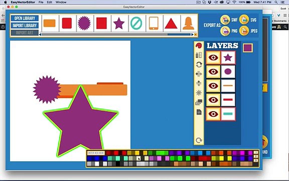 Using Easy Vector Editor with Easy Animator Pro