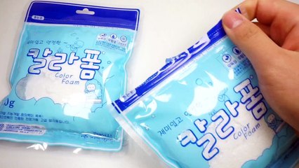 How To Make Colors Slime Clay Slime toy DIY Foam Clay Slime Magic Ball Play