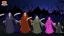 Epic Finger Family Battles Grim Reaper Vs Vampire | Finger Family Children Nursery Rhymes