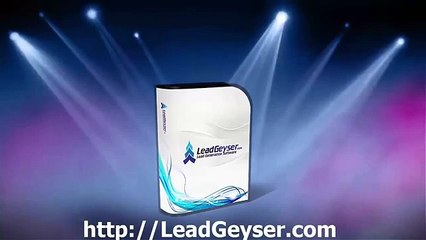 filters on Lead Geyser Lead Generation Software