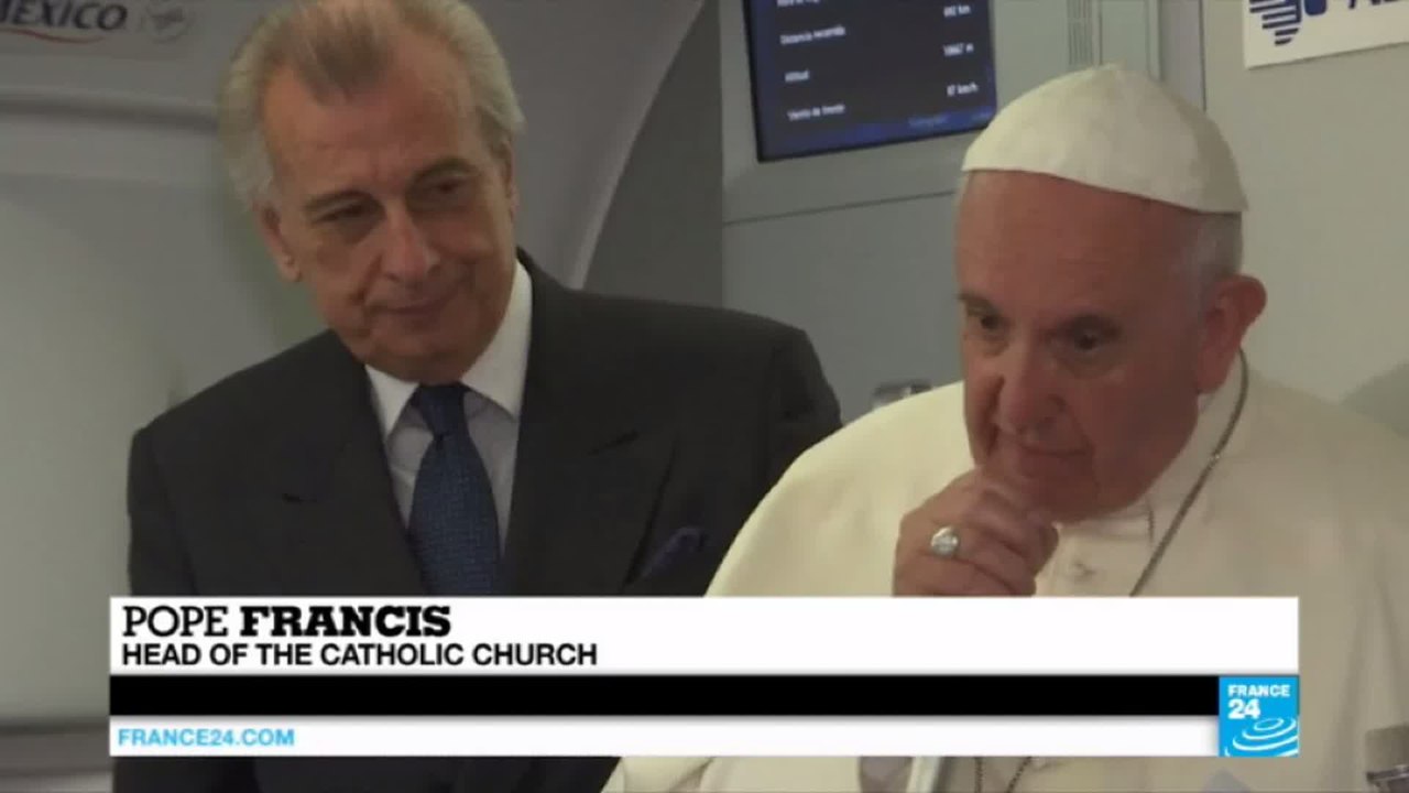 Pope criticises Trump: Pontiff says building border walls is 'not Christian'