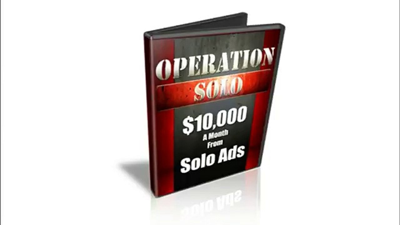 "Operation Solo" Review | Anthony Tilley "Operation Solo" - $10K A Month With Copy & Paste System
