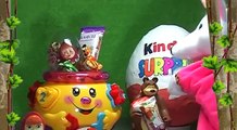 Маша и медведь, игрушки и шоколадные яйца киндер сюрприз