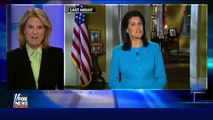 Gov. Nikki Haley addresses her swipe at Trump