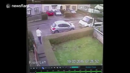 Man headbutts car after slipping on Nottingham ice
