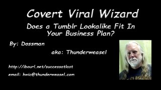 Covert Viral Wizard - Your Own Private Tumblr?