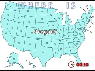 YouTube Interactive Map Quiz Game - United States Locations