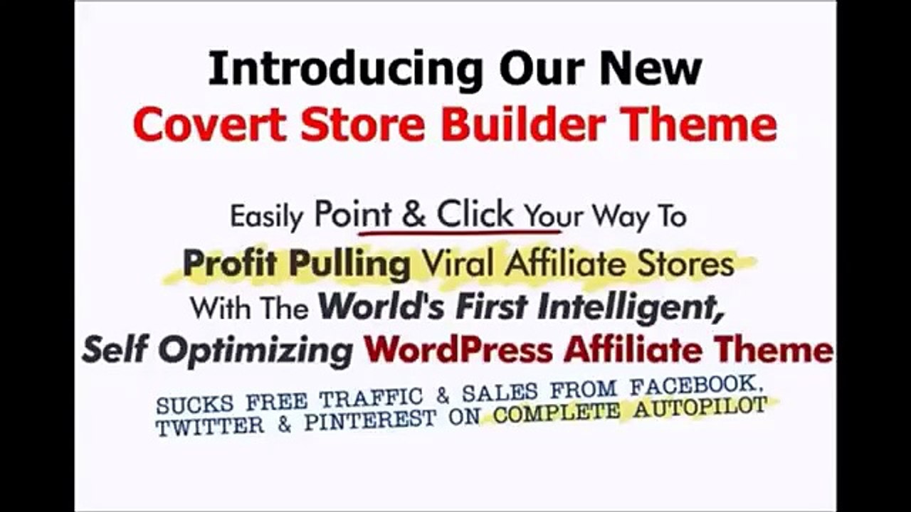 Covert Store Builder Theme Review