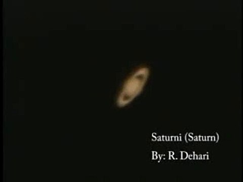 Saturn through my telescope,with Astrovid C-8 SC Telescope
