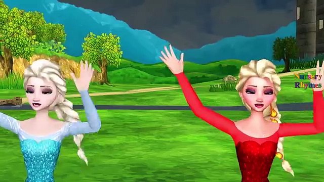 Frozen Fire Elsa Rain Rain Go Away ABC Phonic Rhymes - Ringa Ringa Roses Nursery Rhymes for Children