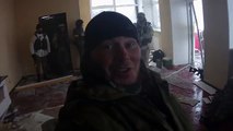 Дебальцево: бойцы сил АТО на заправке - Украина