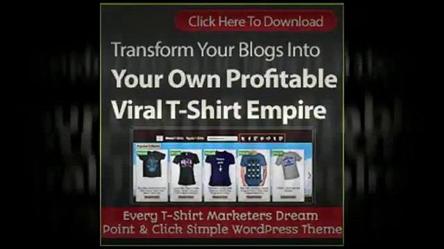 'Covert Shirt Store' Theme Version 2.0 - Now Earn Affiliate Commissions Selling T-Shirts Online