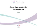 CPF 4 : consulter ses dossiers de formation