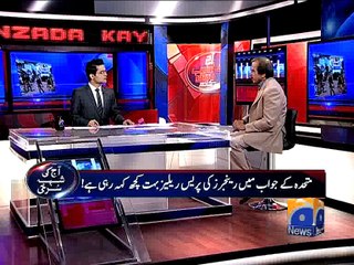 Aaj Shahzeb Khanzada kay sath -18 February 2016