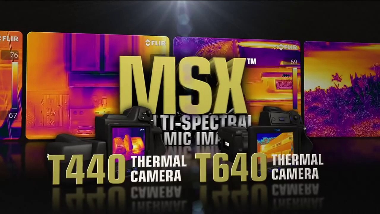Caméra thermique FLIR  Technologie MSX (Multi-Spectral Dynamic Imaging)