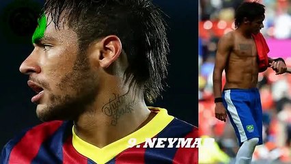 Top 10 Most Tattooed Footballers in World Cup 2014