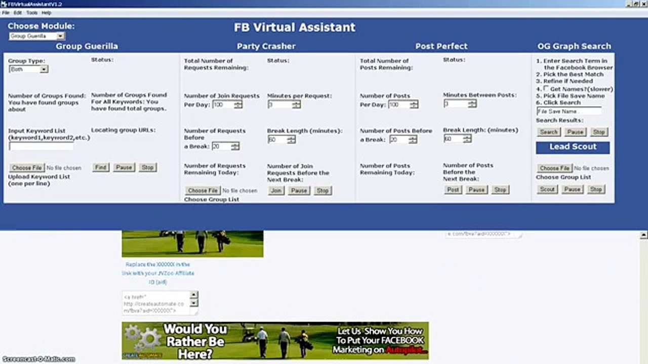 FB Virtual Assistant Version 1.2 is available!  Great Upgrades in this one!