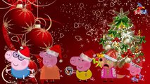 Finger Family Christmas Peppa Pig Disney Nursery Rhymes | Christmas Peppa Pig Songs for Children
