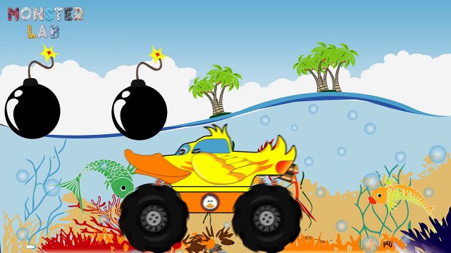✔ Animals Trucks Compilation Cars Cartoons Compilation for kids - Monster LAB TV ✔