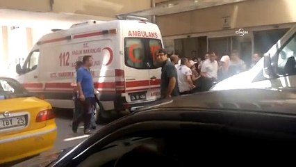 Acil servisteki kavga kamerada