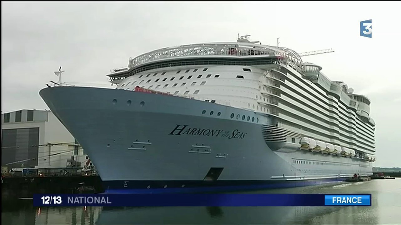 JT FR3 19 fév 2016 Harmony of the Seas