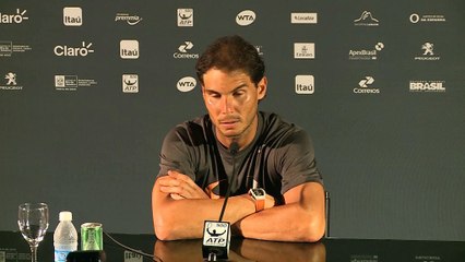 TENNIS: ATP: Rio - Nadal: "J'ai fait ce que j'avais à faire"