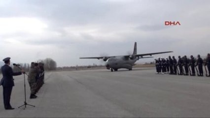 Kütahya Şehit Er Askeri Uçakla Kütahya'ya Getirildi