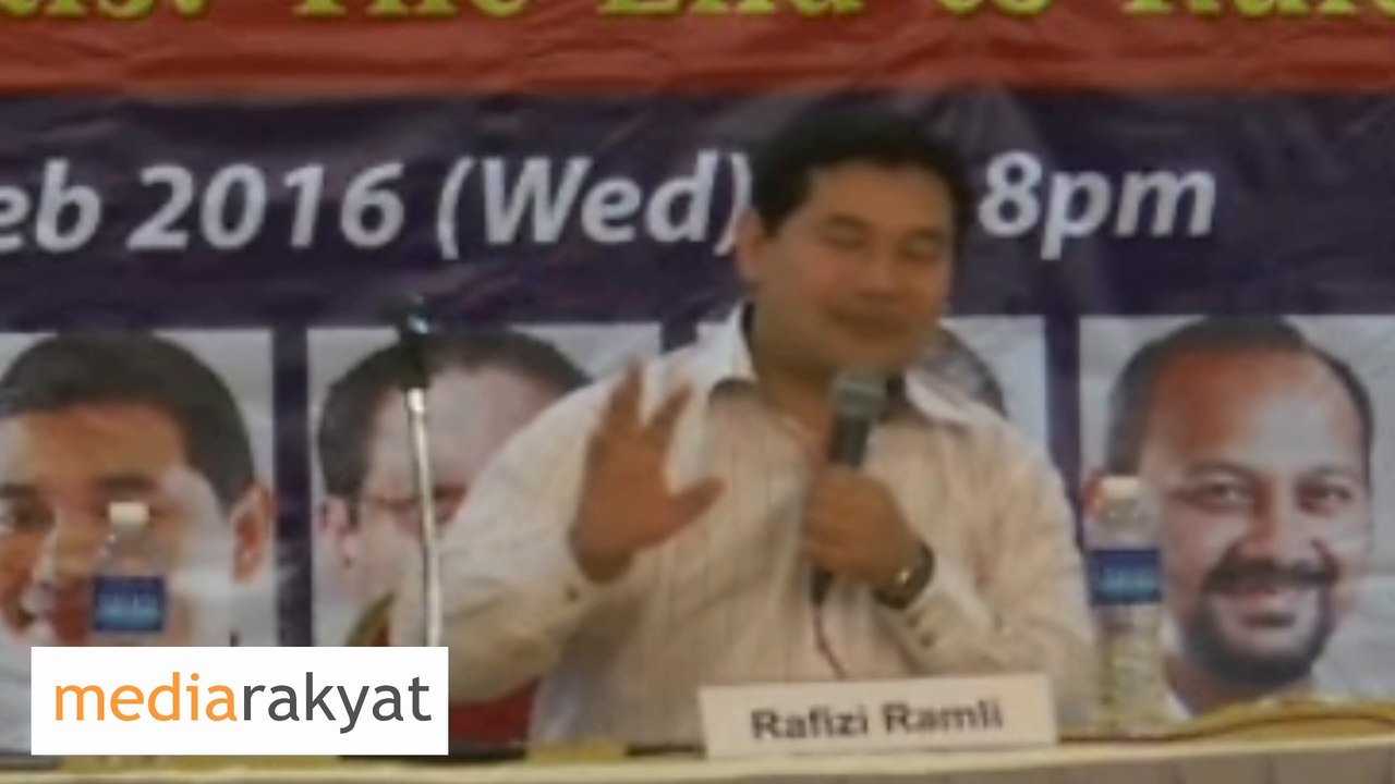 Rafizi Ramli: It's Wrong To Say That Malays Are Incapable Of Change
