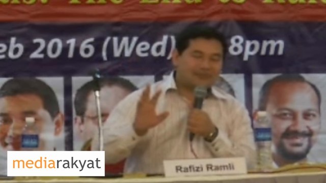Rafizi Ramli: It's Wrong To Say That Malays Are Incapable Of Change