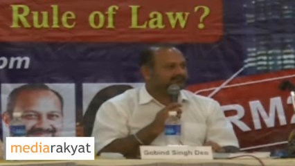 Gobind Singh Deo: We Want To Be A Government That Is Voted In By The People