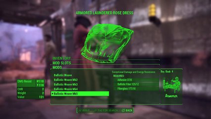 Fallout 4 - BEST Armor Rating - Ballistic Weave Mod