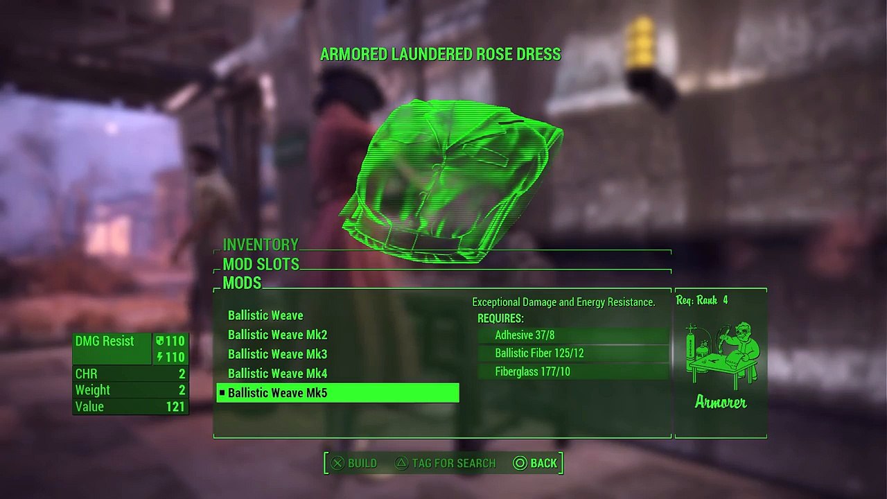Fallout 4 - BEST Armor Rating - Ballistic Weave Mod