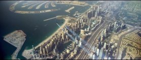 Humans flying over Dubai