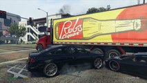 Best Car Crash Compilation #8 In Grand Theft Auto 5 (GTA V)