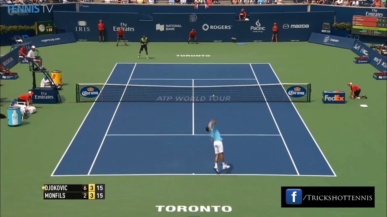 World's Most Amazing Tennis Trick Shots