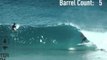 Talented Surfer Rides Seven Barrels in One Wave