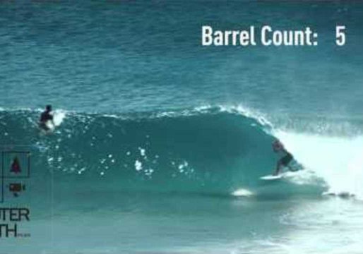 Talented Surfer Rides Seven Barrels in One Wave