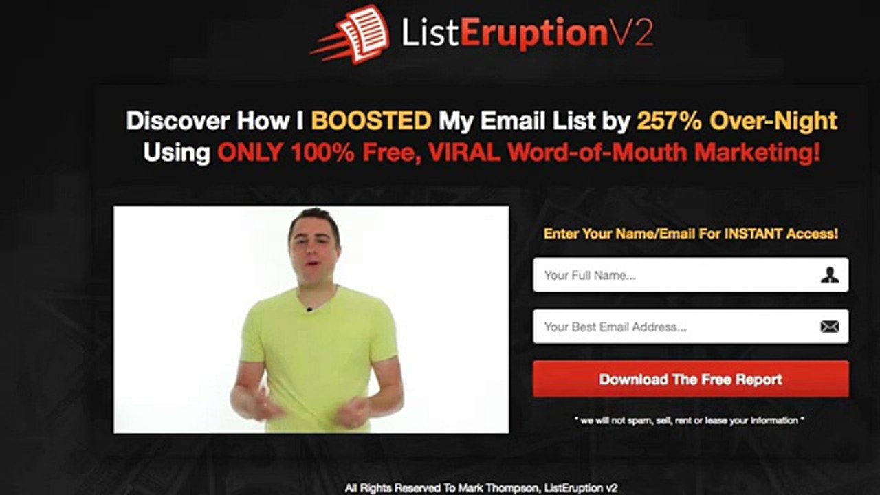List Eruption 2.0 using on wordpress
