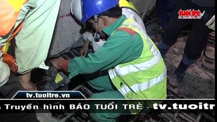 TP.HCM- Tháng 3-2016 thi công tầng ngầm thứ 2 ga metro Nhà hát TP