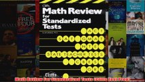 Download PDF  Math Review For Standardized Tests Cliffs Test Prep FULL FREE