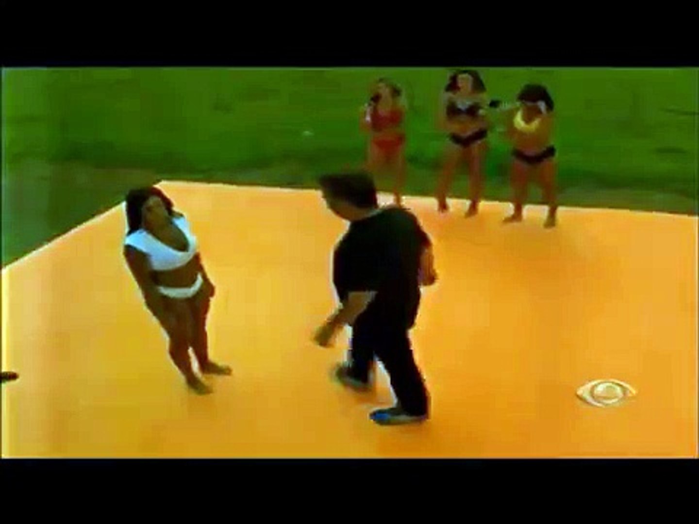 Brazilian TV Show Ballbusting