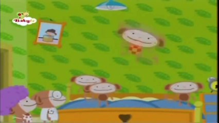 5 Five Little Monkeys Child Song