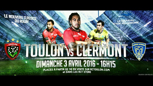 Trailer Toulon-Clermont - TOP14 J20 - 2015/2016
