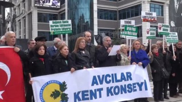 Avcılar Kent Konseyi'nden Cerattepe ve Teröre Protesto...