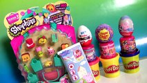 Shopkins Season 3 12-Pack with Play-Doh Surprise Eggs ChupaChups PeppaPig Fashems Princess PlayDough