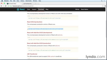 Learn React.js: The Basics 07 React.js syntax