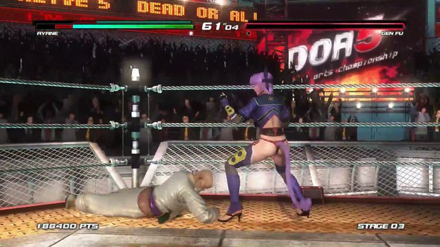 DEAD OR ALIVE 5 LAST ROUND PS4 ARCADE TAG NORMAL & HARD - KASUMI AYANE NAKED